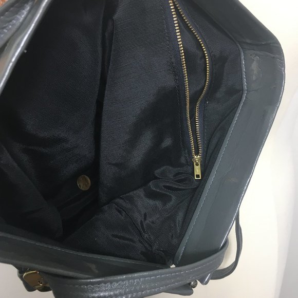 Vintage Grey Handbag Purse - Picture 9 of 9